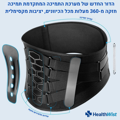 FlexFit Pro היציבות שמחזירה לך את השליטה בגב