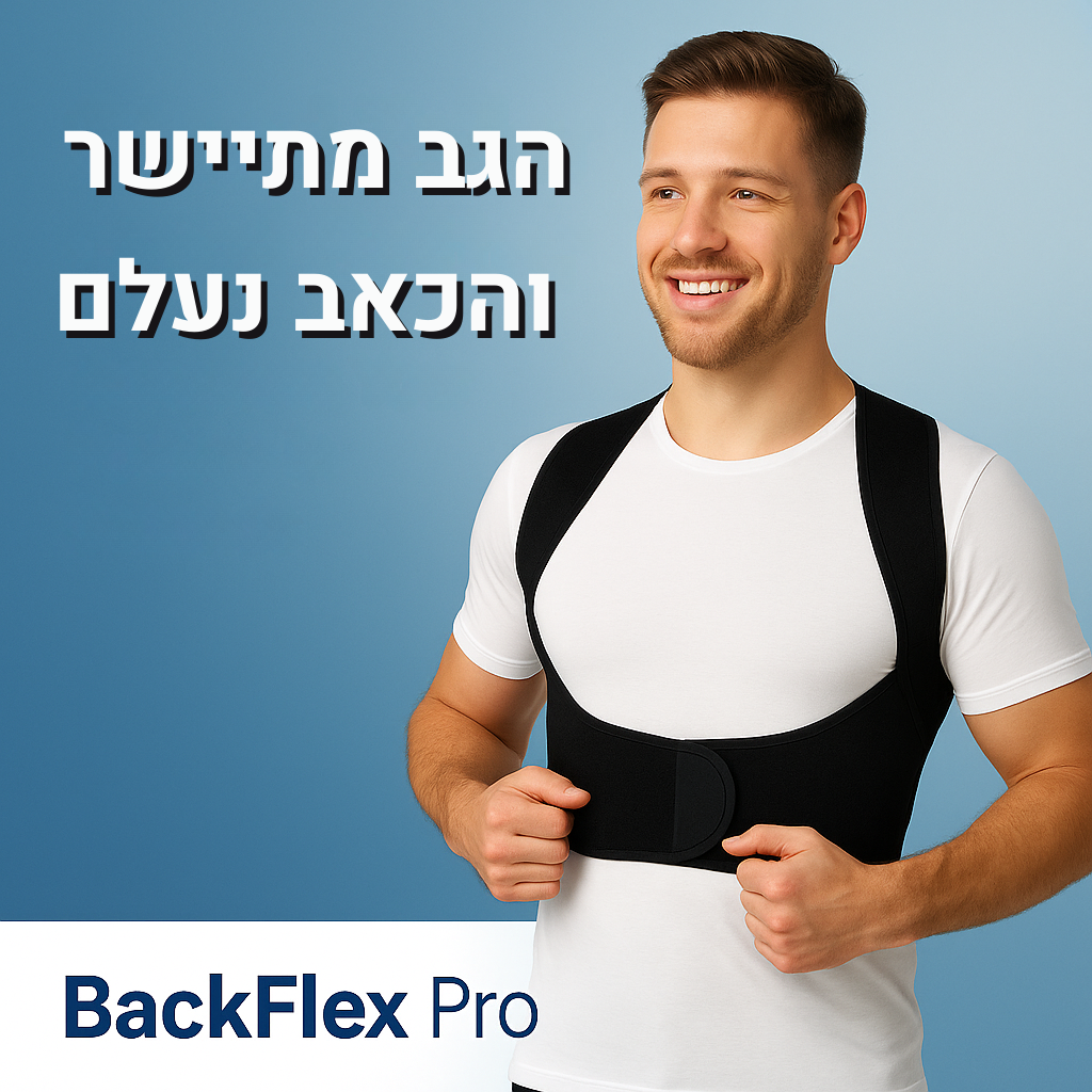 BackFlex Pro הגב שמתיישר הכאב שנעלם