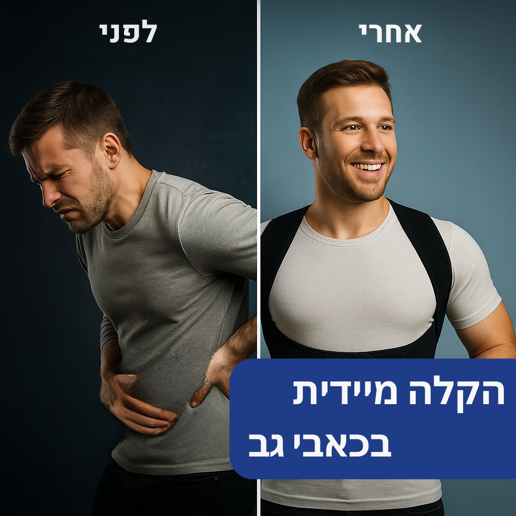 BackFlex Pro הגב שמתיישר הכאב שנעלם