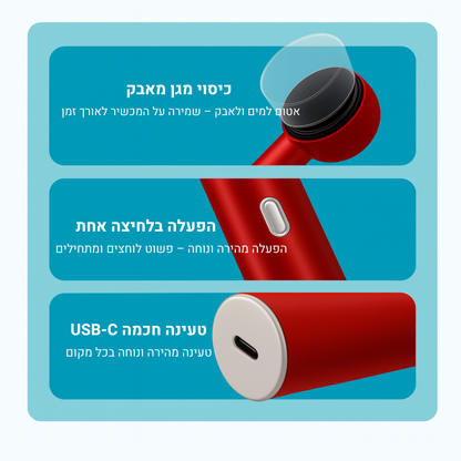 GlowComb טיפול חכם לקרקפת שינוי שמרגישים בשיער
